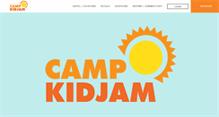 Desktop Screenshot of campkidjam.com